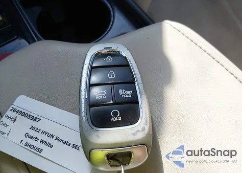 2022 Hyundai Sonata Sel z USA, uszkodzony, nr VIN KMHL64JA2NA218920